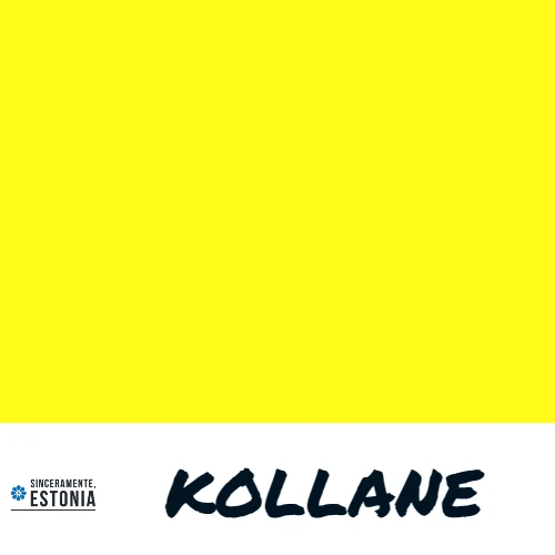 Color Amarillo en Estonio