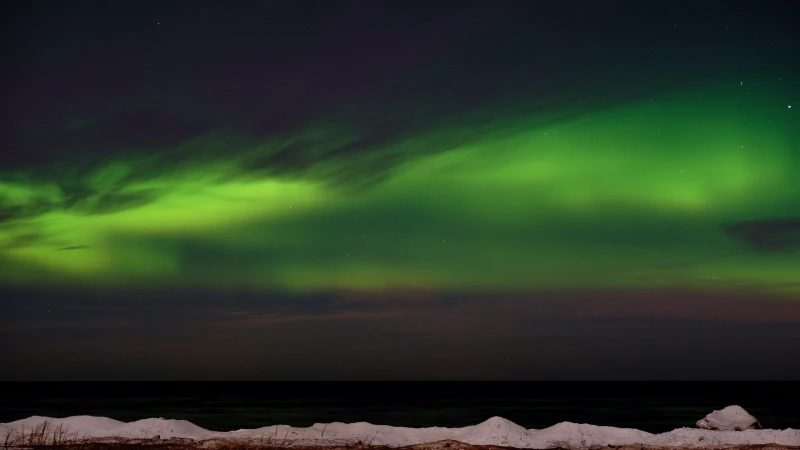 Aurora Boreal en la Costa Norte de Estonia